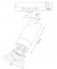 FOCUS ZOOMABLE TRACK SPOT 25-30-35W 3-CIRCUIT BLACK